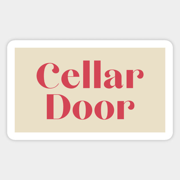 Cellar Door Donnie Darko Donnie Darko Sticker TeePublic